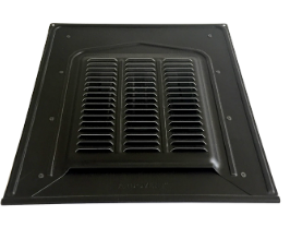 Chatière Ardovent pour ardoise Zinc Noir - 310x345mm - section ventilation comble 84cm²