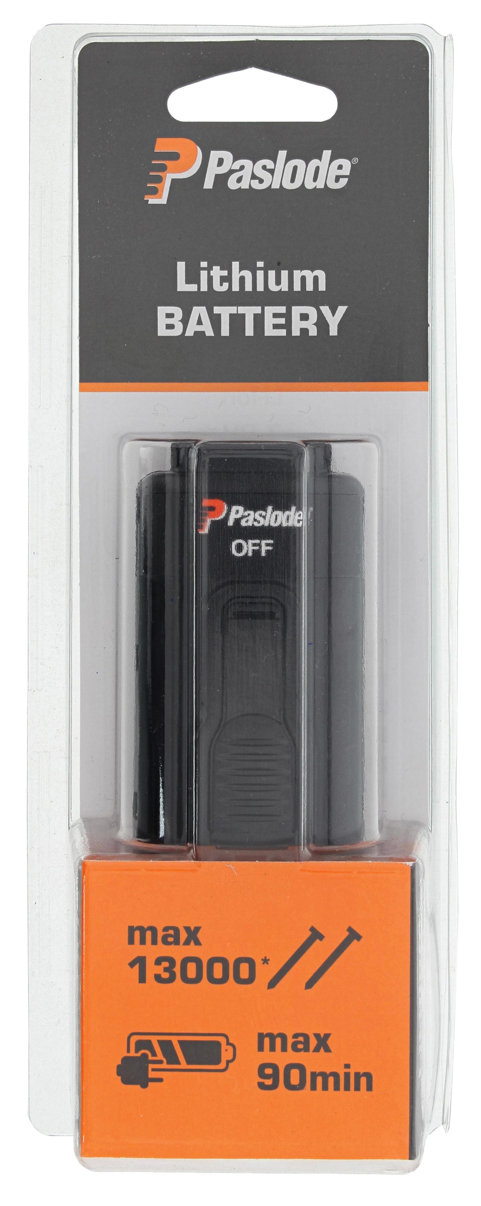 Batterie lithium haute capacité pour cloueur autonome de structure Ci et cloueurs de finition