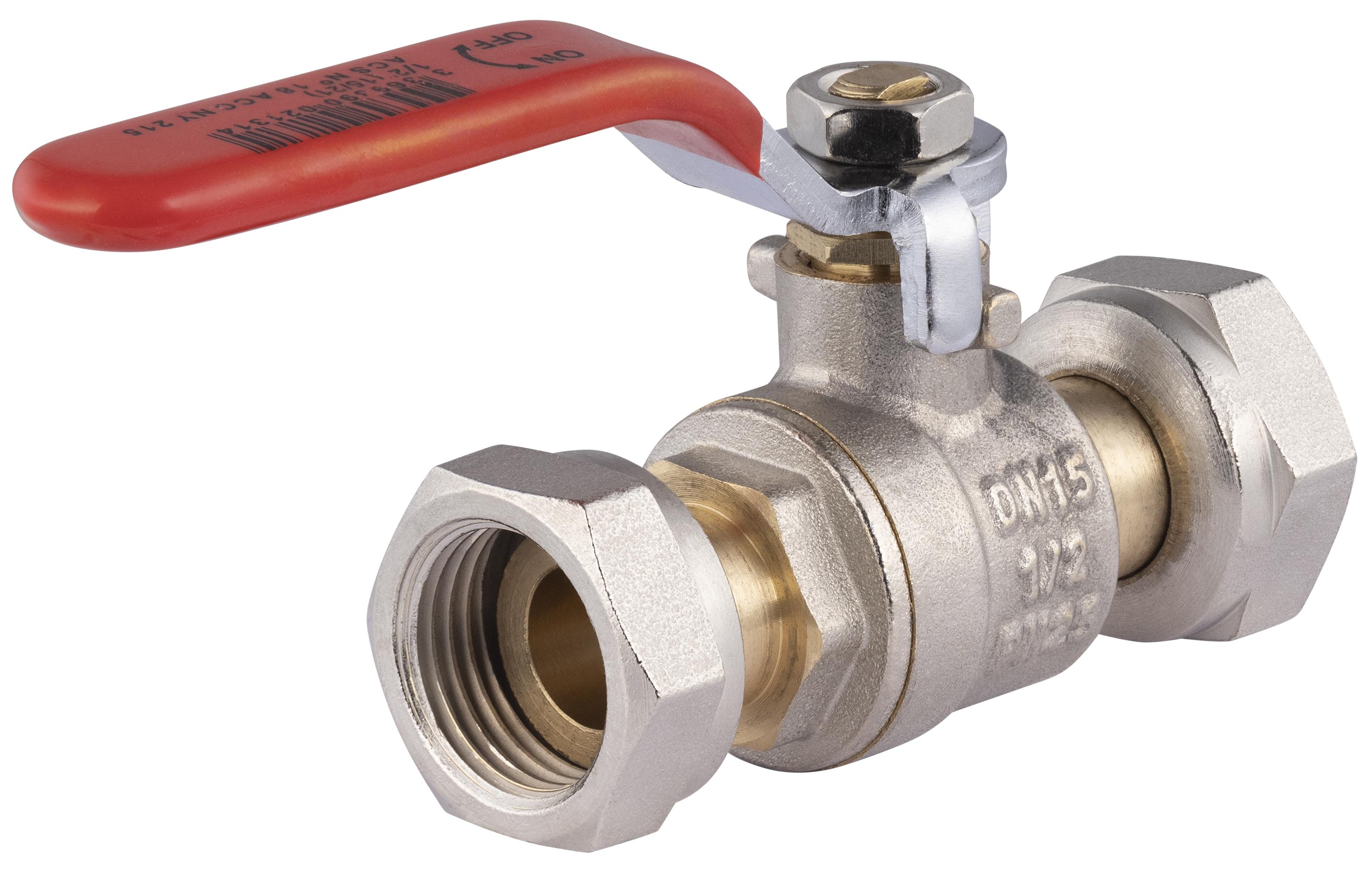 VANNE SPHERE MANETTE PLATE ECR.L FF 1/2 