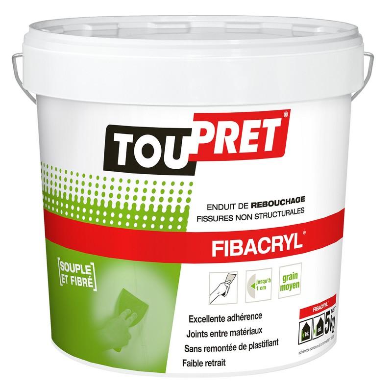 ENDUIT DE REBOUCHAGE FISSURE FIBACRYL PATE 1 KG