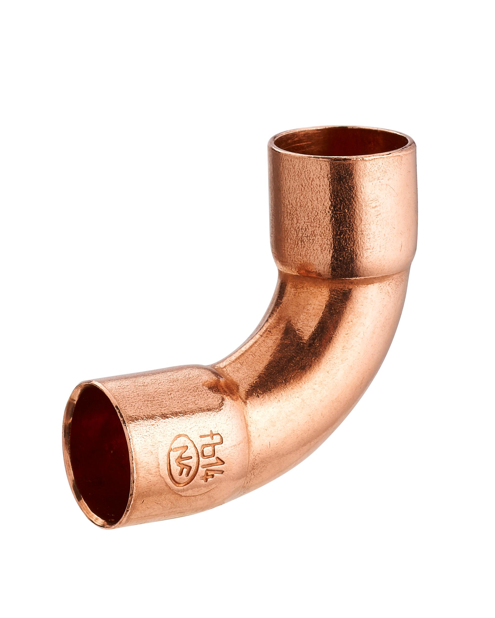 COUDE 90° A SOUDER GRAND RAYON FF Ø22  