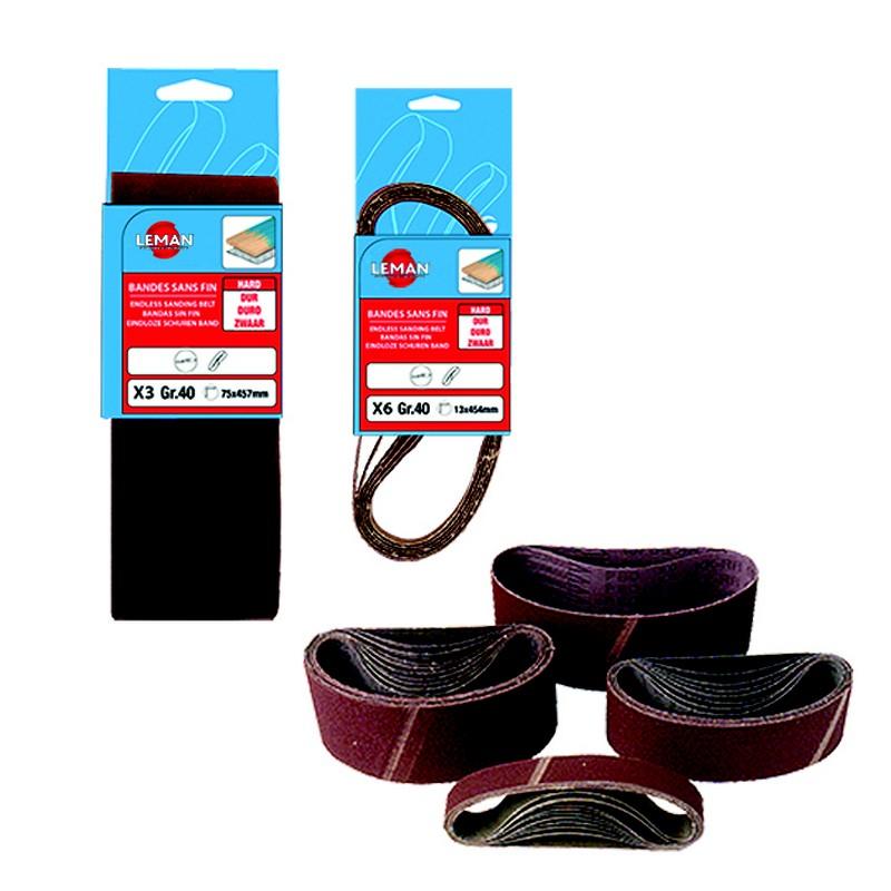 BANDE PONCEUSE PORTATIVE 610X75 GR 120