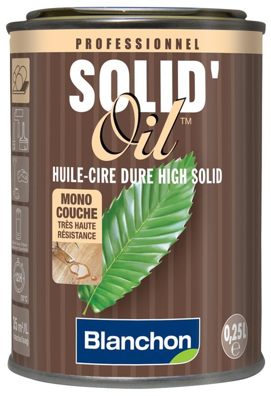 HUILE CIRE SOLID'OIL BLACK 0.25L