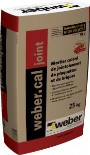 MORTIER COLORÉ DE JOINTOIEMENT WEBER.CAL JOINT 12-018 25KG