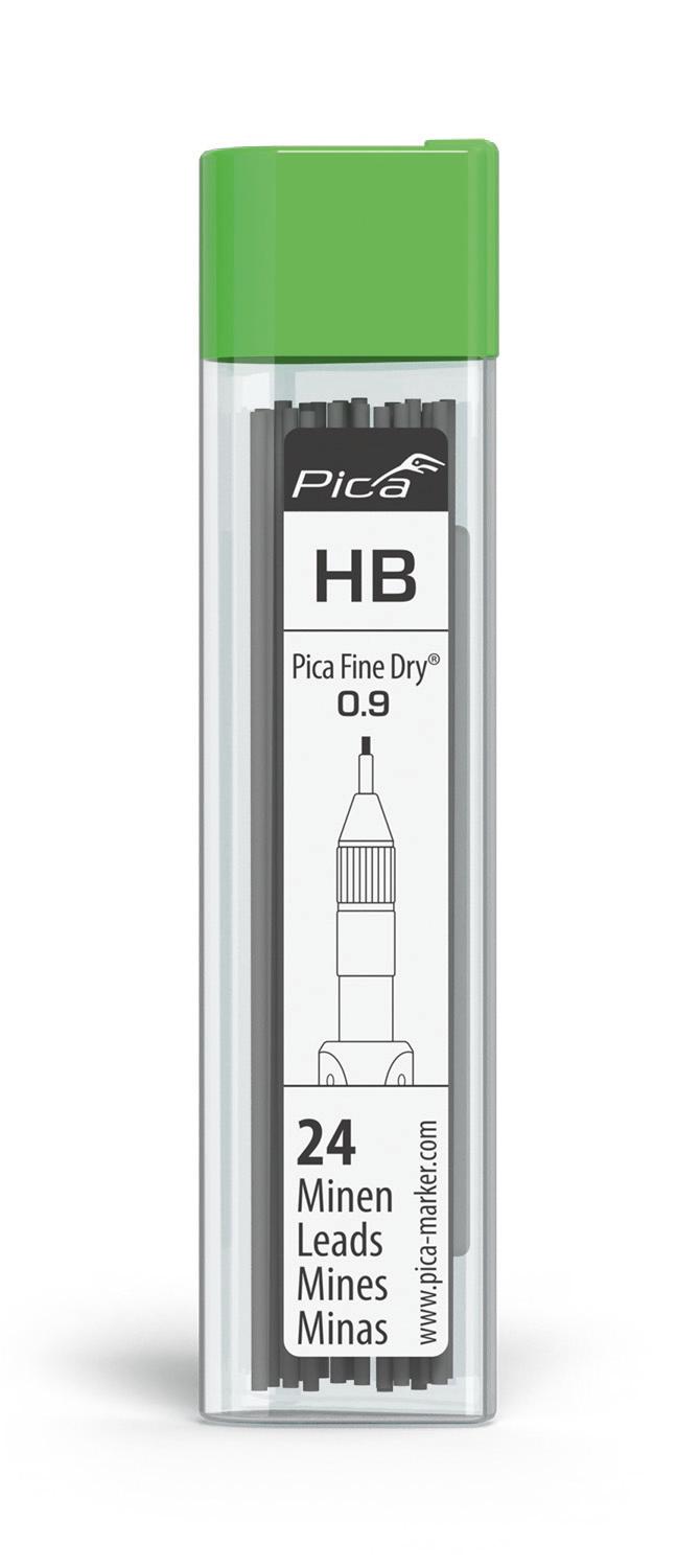 Mines hb pica pour marqueur fine dry 24 mines - Pica