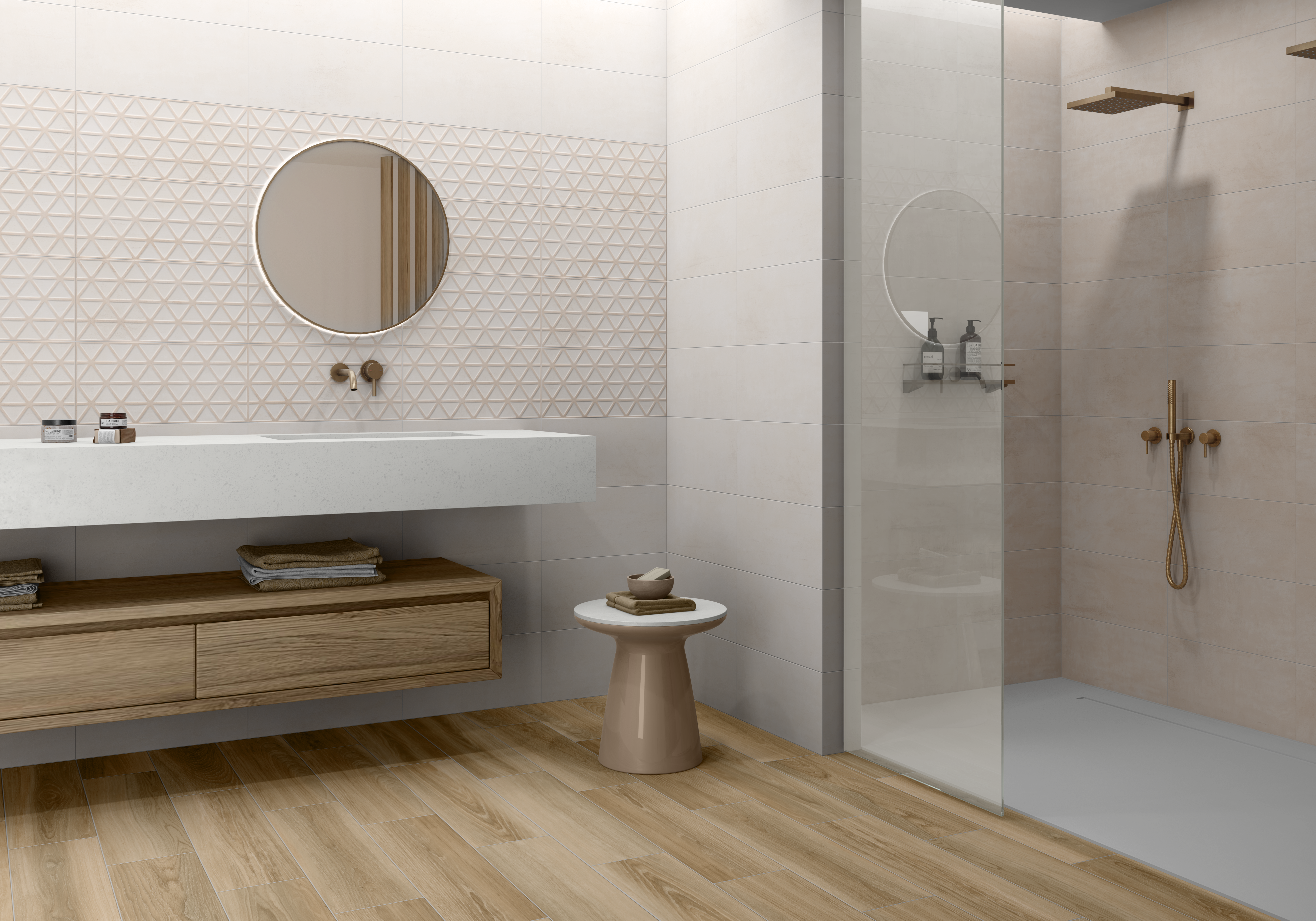 Carrelage mural faïence ATELERI 25 x 50CM ép.7,4MM - Rectifié - CREMA