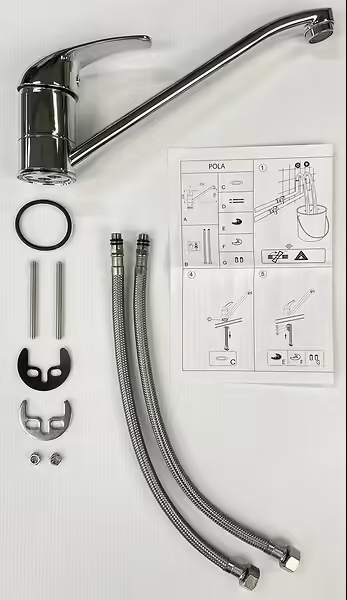 Mitigeur d'évier POLA - chromé 
