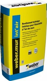 REVÊTEMENT TECHNIQUE INTÉRIEUR WEBER.MUR INT'AIR 25KG