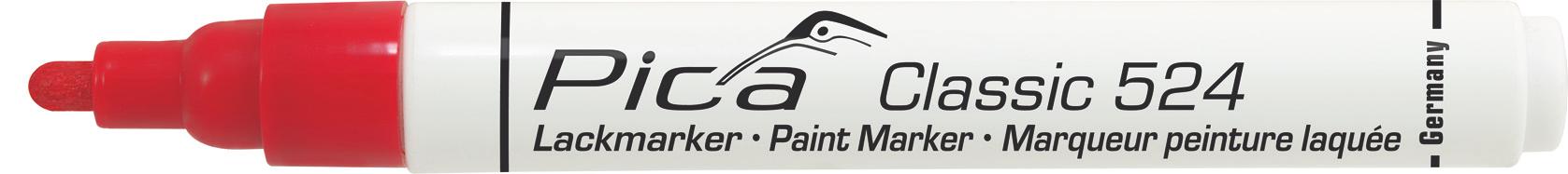 Marqueur peinture laquée rouge - Pica