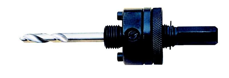 MANDRIN - HEXAGONE 11.11MM ET FORET POUR TREPANS BI-METAL SUP. D.30