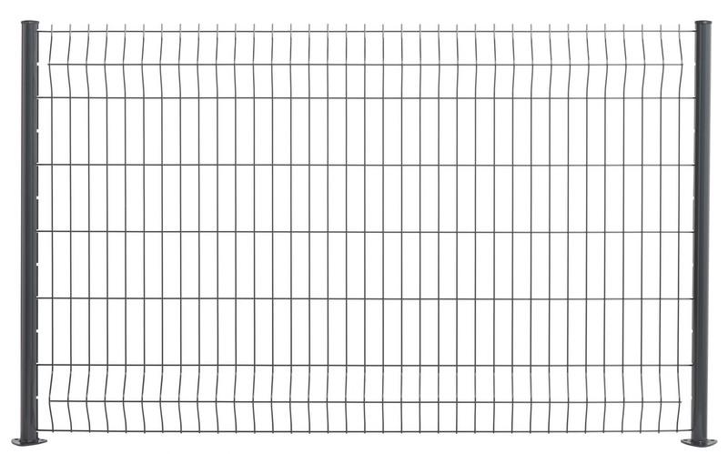 GRILLAGE PANNEAU AXIS S RAL 7006 1.53M LG 2.50M MAILLE 100X55 DIAM 4MM-POTEAU AXOR