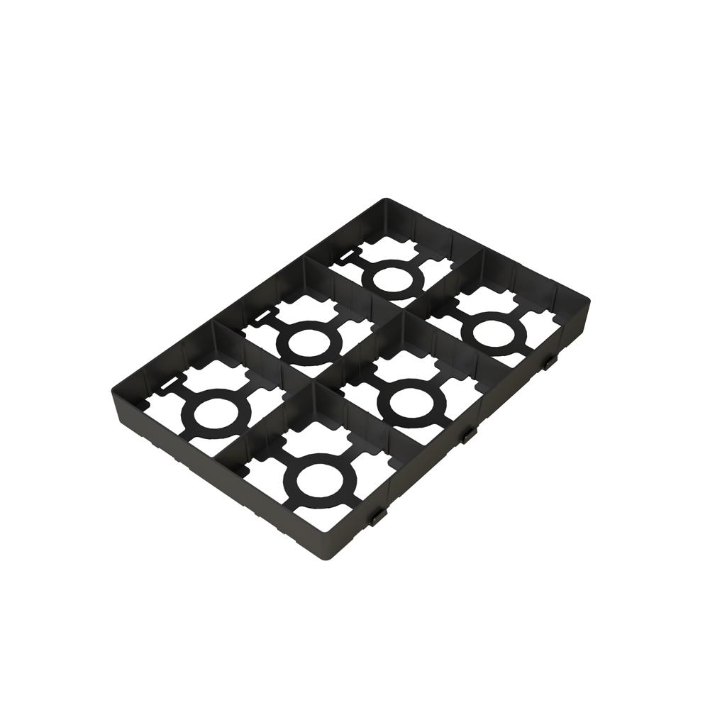 PLAQUE DE DRAINAGE URBANIT POUR PAVES 15 X 15 X 6CM 474 X 317 X 57MM NOIRE