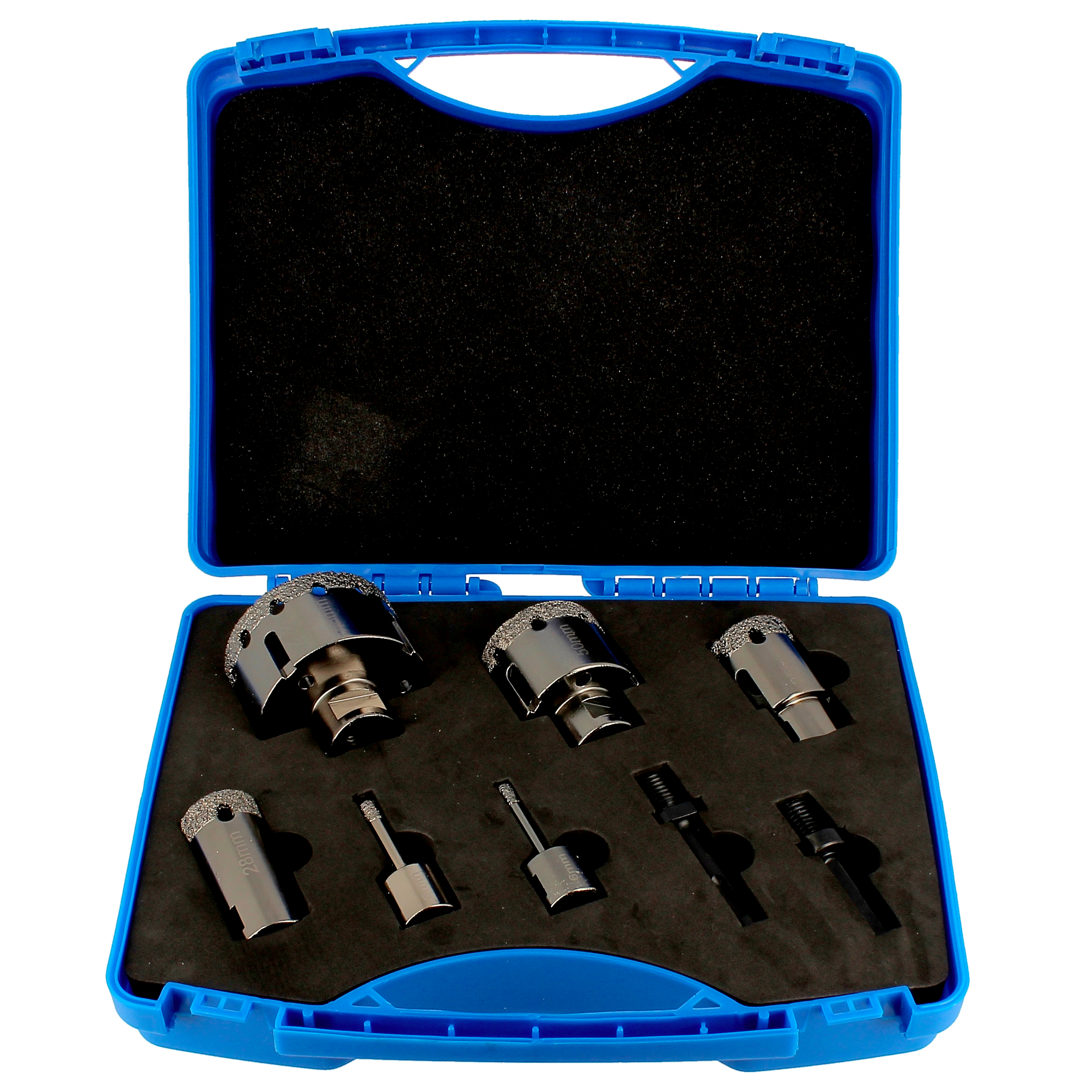 Coffret de 6 Trépans diamantés M14 Grès Cérame - Ø6/8/28/35/50/68MM