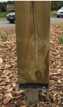 Connecteur pour poteaux en bois de sections 120/120 et 140/140MM - WOOD120® - C34