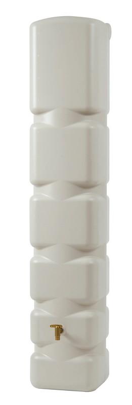 Kit récupération d'eau de pluie avec cuve BASIC 300L Sable et collecteur ECO Gris (raccordement et robinet PE)