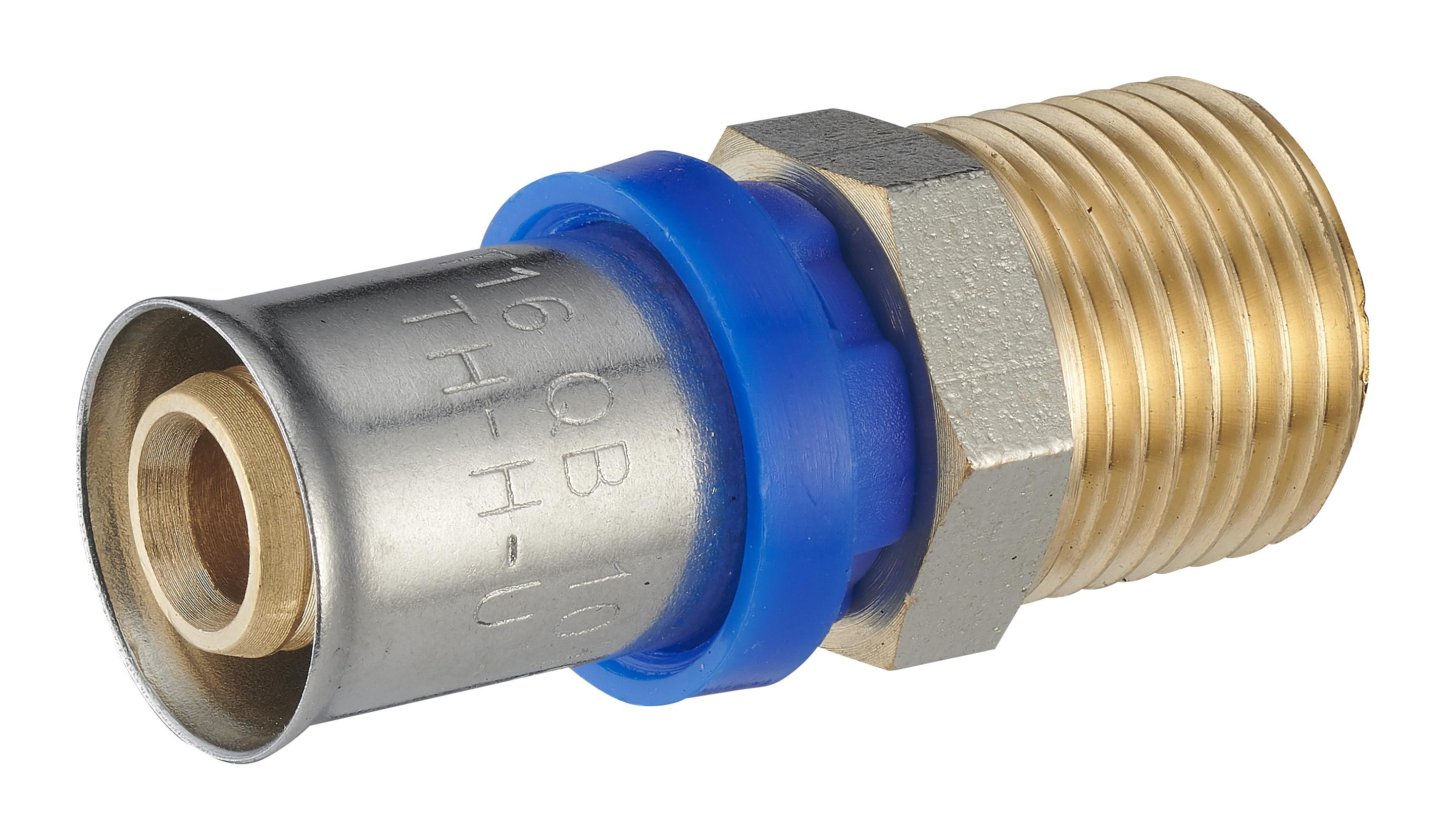 MULTICOUCHE SERTIR RACC. DROIT M 3/4-Ø20 MULTIPROFIL