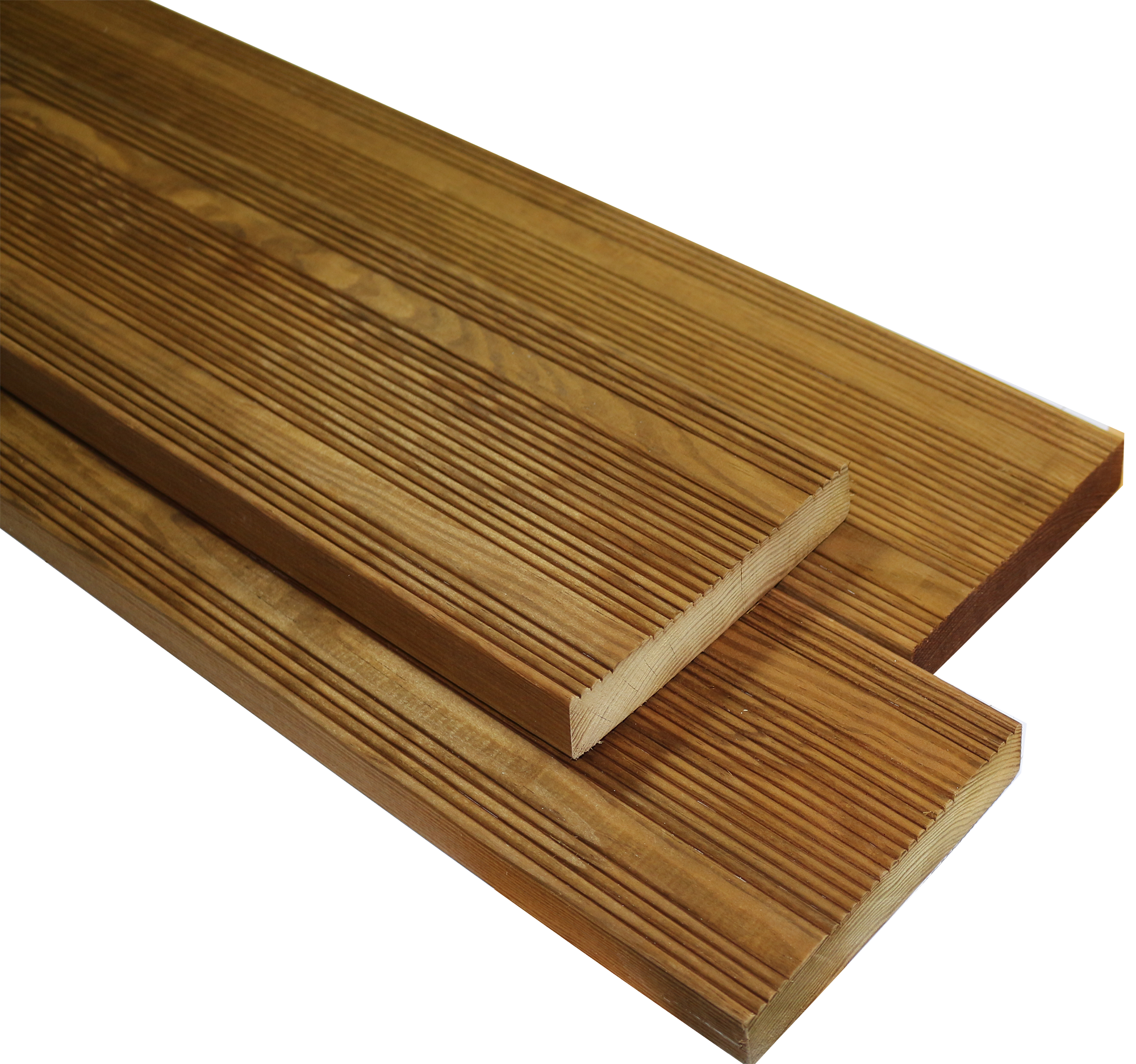 Lame de terrasse en Pin rouge du Nord choix AB - 27x145mm L.3m – Marron