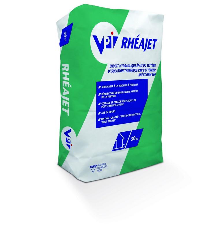 ENDUIT HYDRAULIQUE EPAIS ITE RHEAJET - SAC DE 30 KG