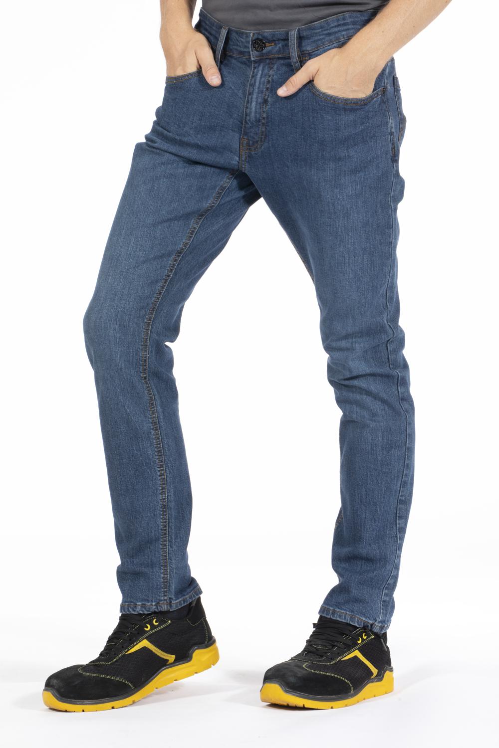 Pantalon Jeans stretch WORK3 brossé T.50