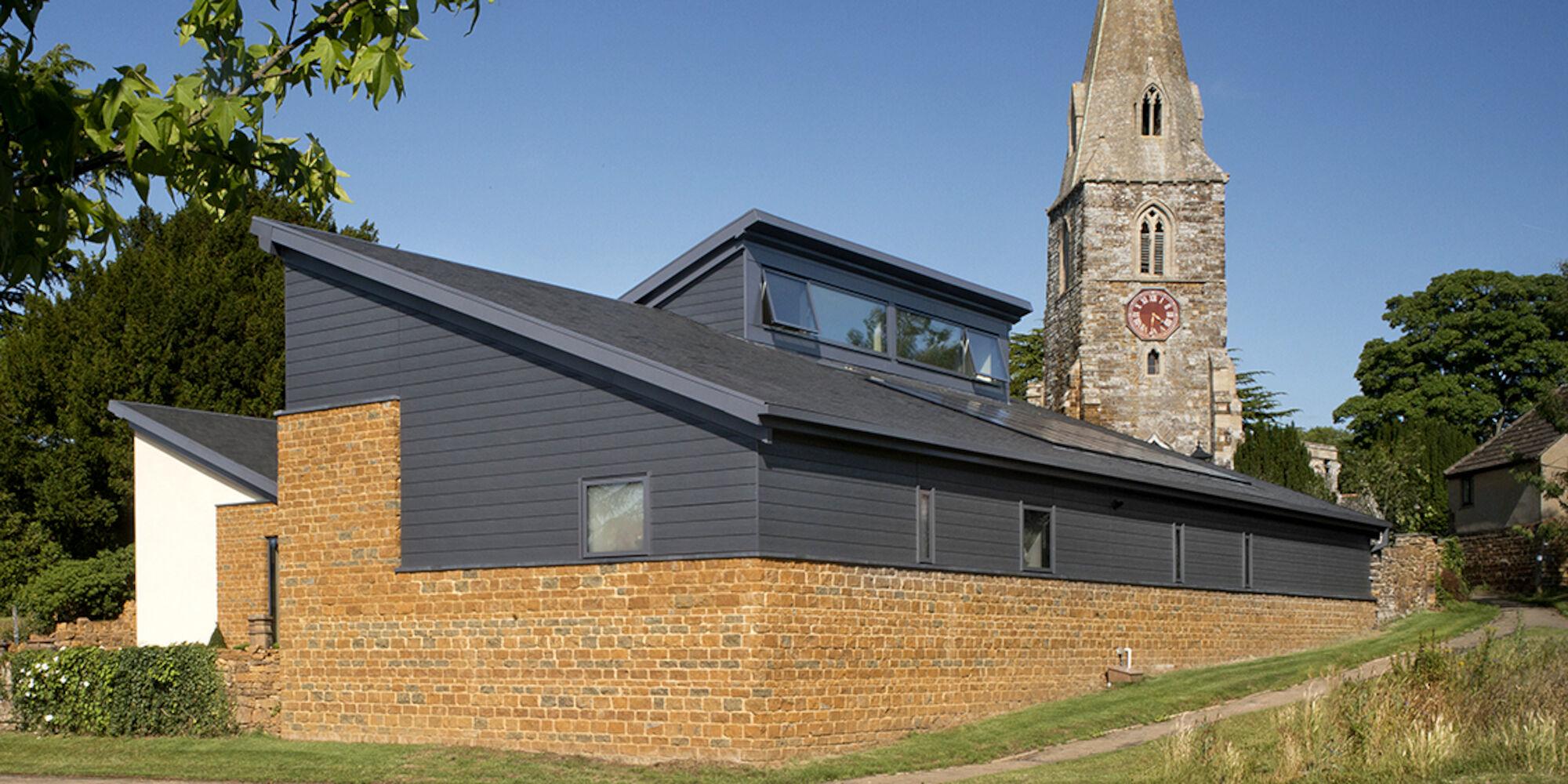 Lame de bardage CEDRAL CLICK RELIEF - 3600x186x10mm - C18 Gris Ardoise