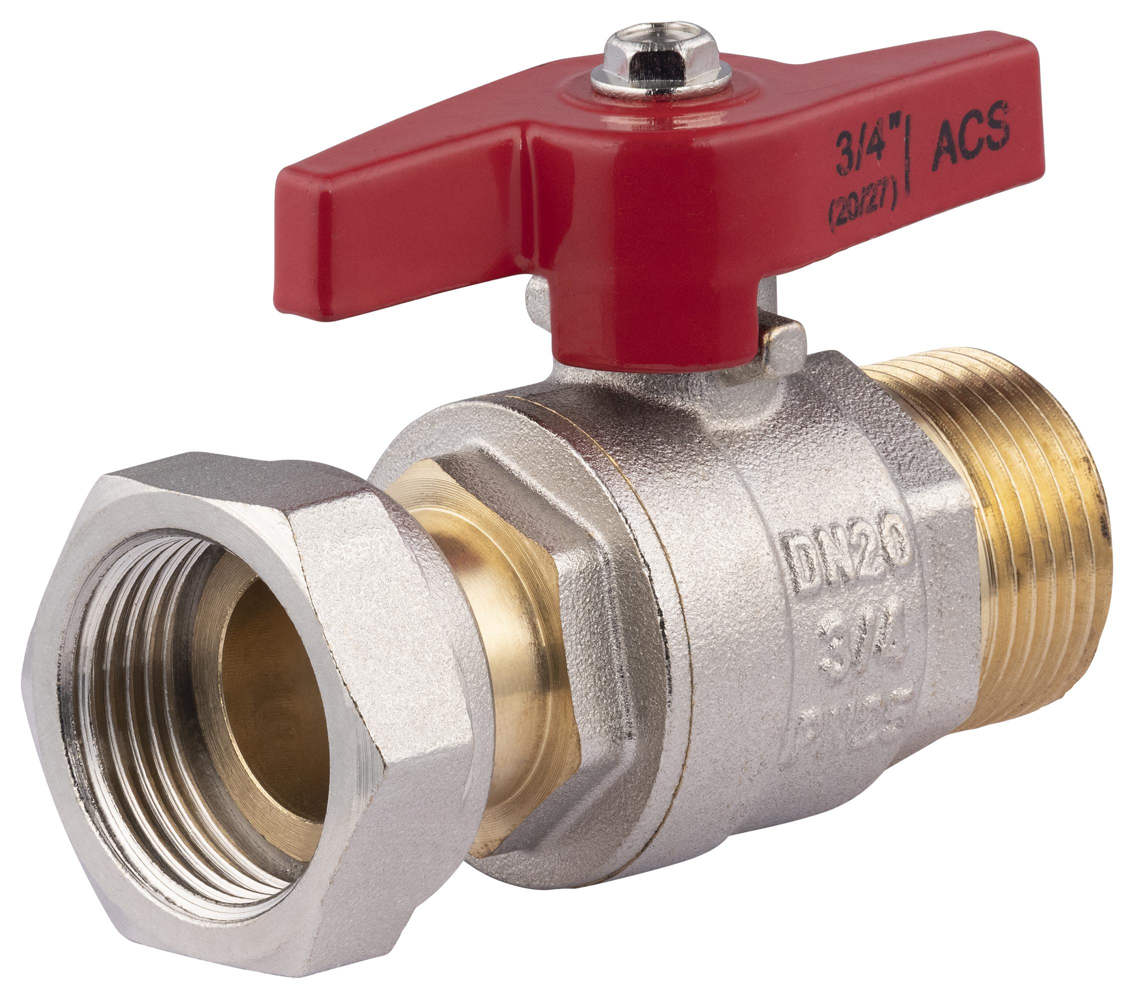 VANNE SPHERE PAPILLON M 3/4-ECR.L F 3/4 