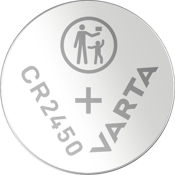 Pile Bouton Lithium Varta CR2450 3V - 1 unité