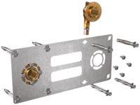 PLATINE A CARRELER POUR PAROIE MINCE ENTRAXE 150 - 15-21 DIAMETRE 16 - FLPC1501615F