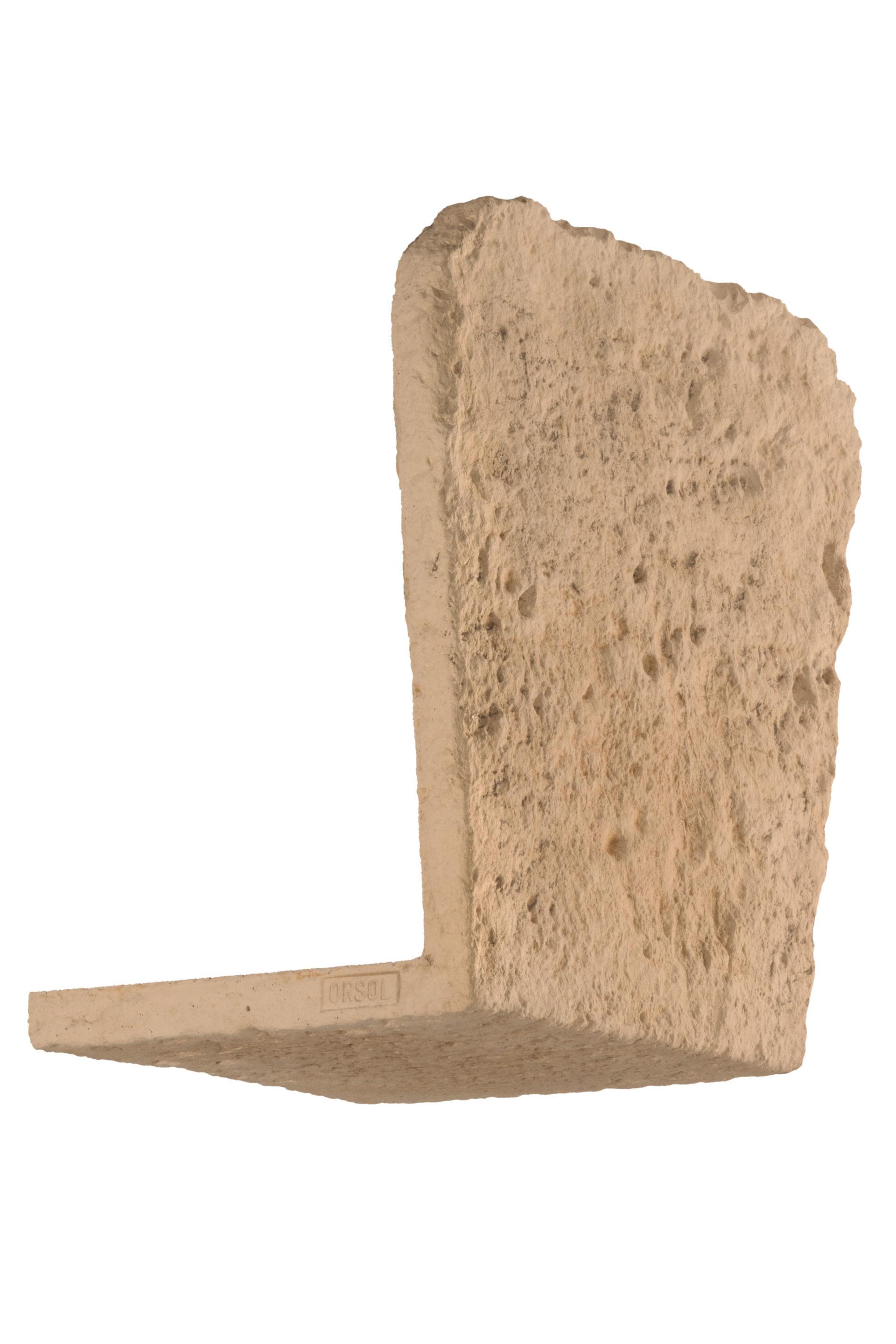 Clé de linteau MANOIR L.22/30x l.28,5x prof.22,5cm ép.3cm - Coloris Terre de Sienne