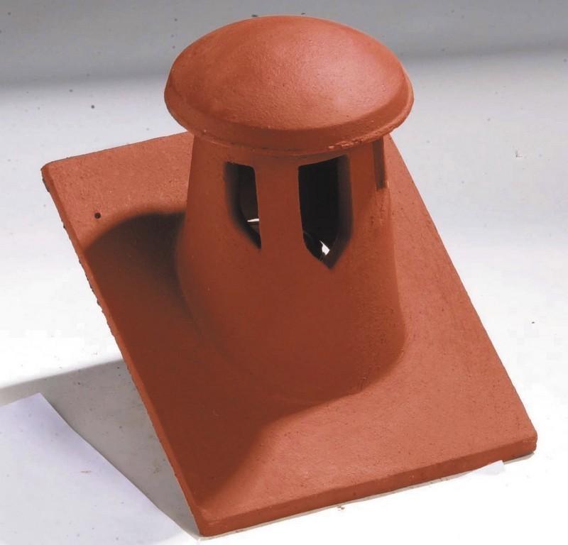 TUILE À DOUILLE PLATE 16X24 DIAM.125 UTILE ET LANTERNE - RUSTIQUE NUAGE