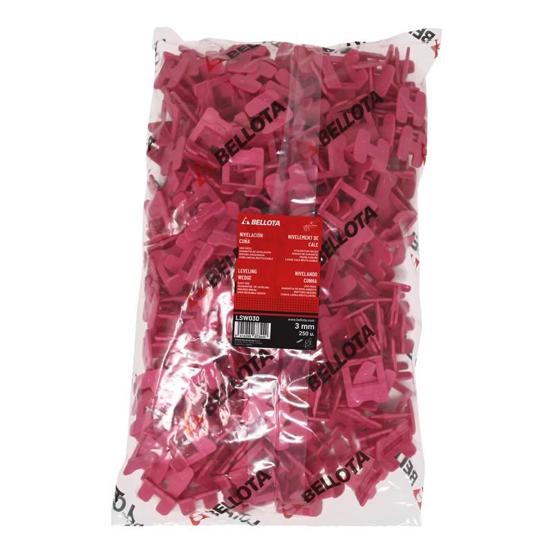 Cale de nivellement de carreaux pour système cale de 3 mm - Sac de 250 unités 