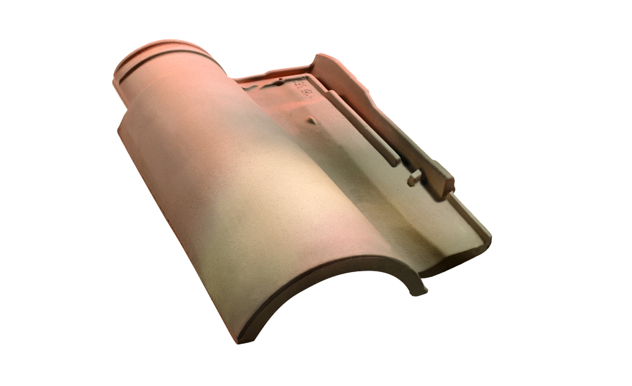 Tuile galleane 12 terre cuite silvacane littoral - long. 47,3 cm x larg. 28,5 cm