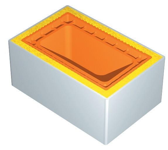 Boisseau alvéolé isolé TERR'ISOL 20x20 ET 20x20