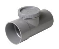 TE DE VISITE AVEC BOUCHON MALE-FEMELLE DIAMETRE 100 - VT8