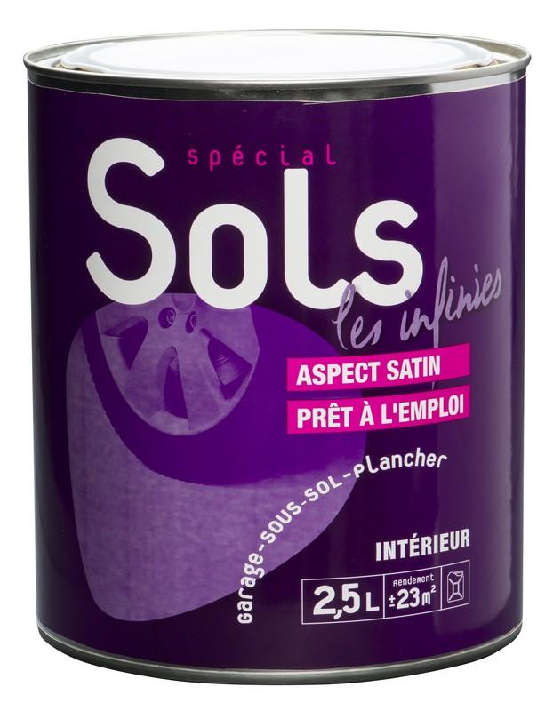 Peinture Infinies Special Sol 2.5 L rouge tomette