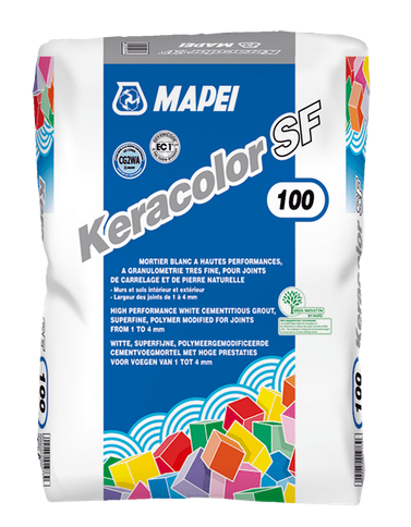 Mortier de jointoiement super fin - KERACOLOR SF Blanc - Sac Alupack de 5kg