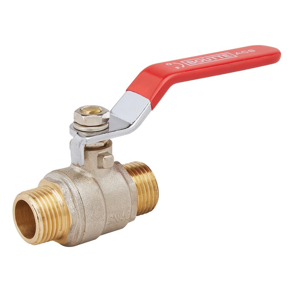 Vanne 1/4 tour manette droite MM15x21 PN40