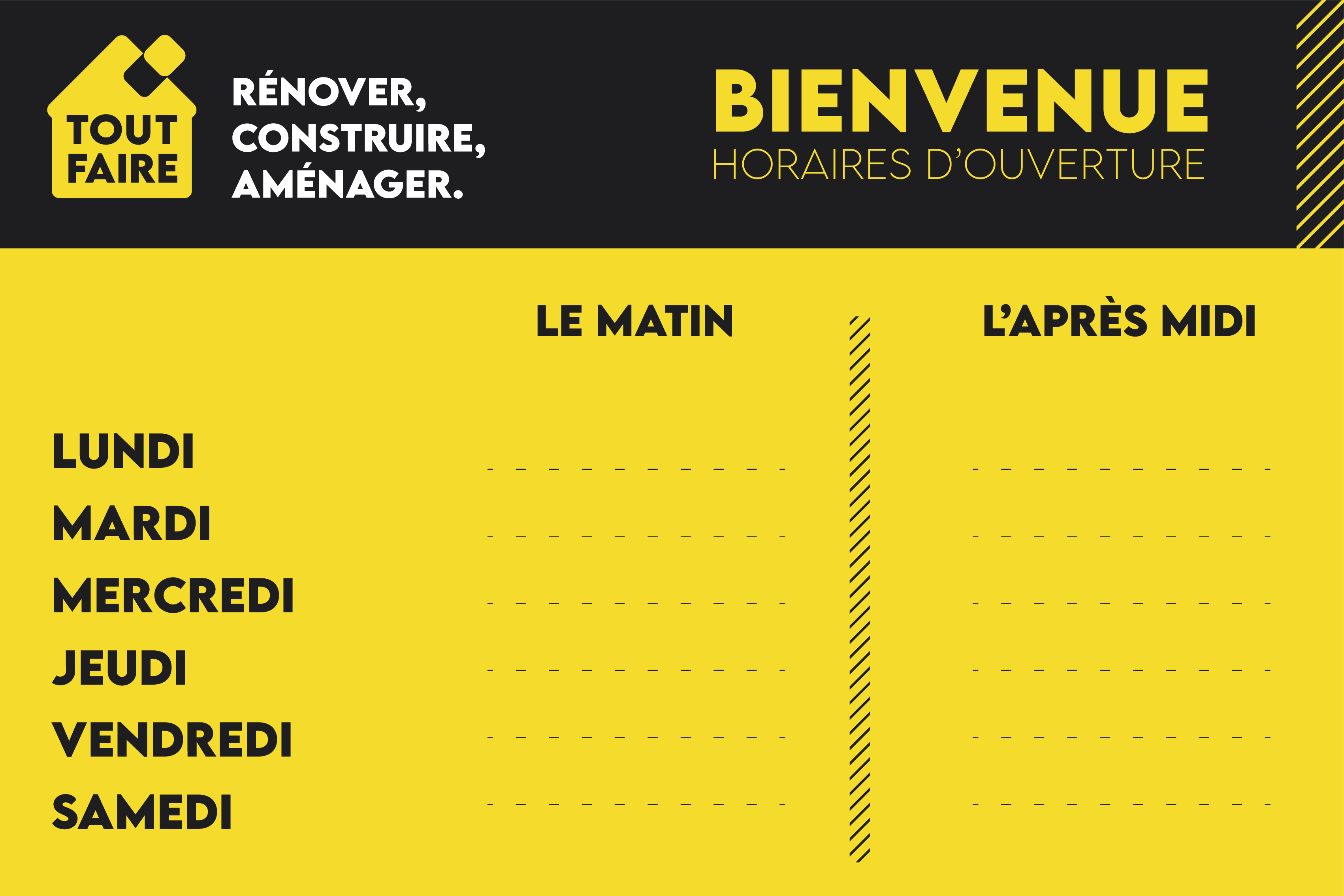 PANNEAU D’OUVERTURE DIBOND et RECTO FORMAT 74.50 * 49.50 cm