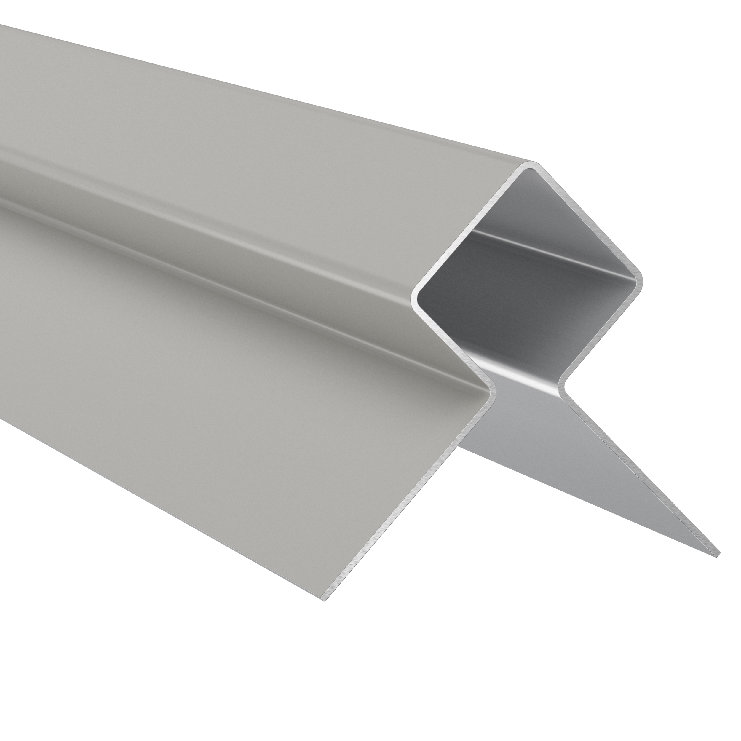 Profilé d'angle extérieur METALTRIM pour bardage HARDIE PLANK - 3M - Gris perle