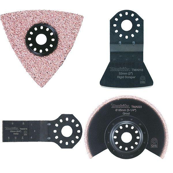 Ensemble 4 accessoires pour carrelage avec boite plastique