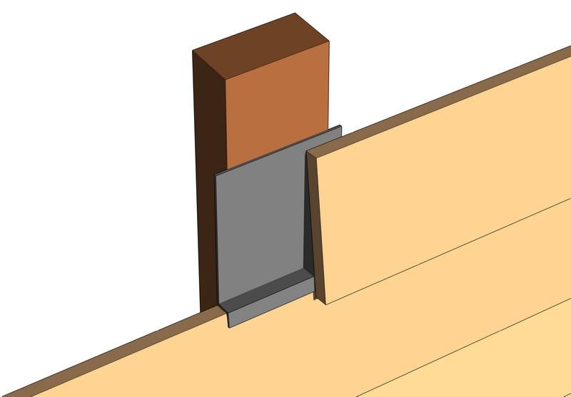 Bande PVC pour pose joint décalé CEDRAL LAP  60 x 200 mm (Boite de 95)