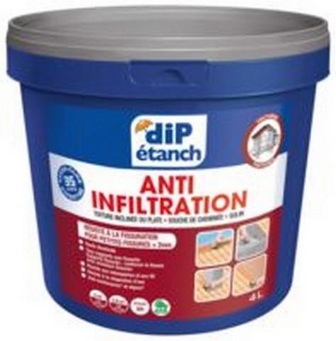 Revetement d'étanchéité Dip Etanch Anti-Infiltration Terre Cuite 4L