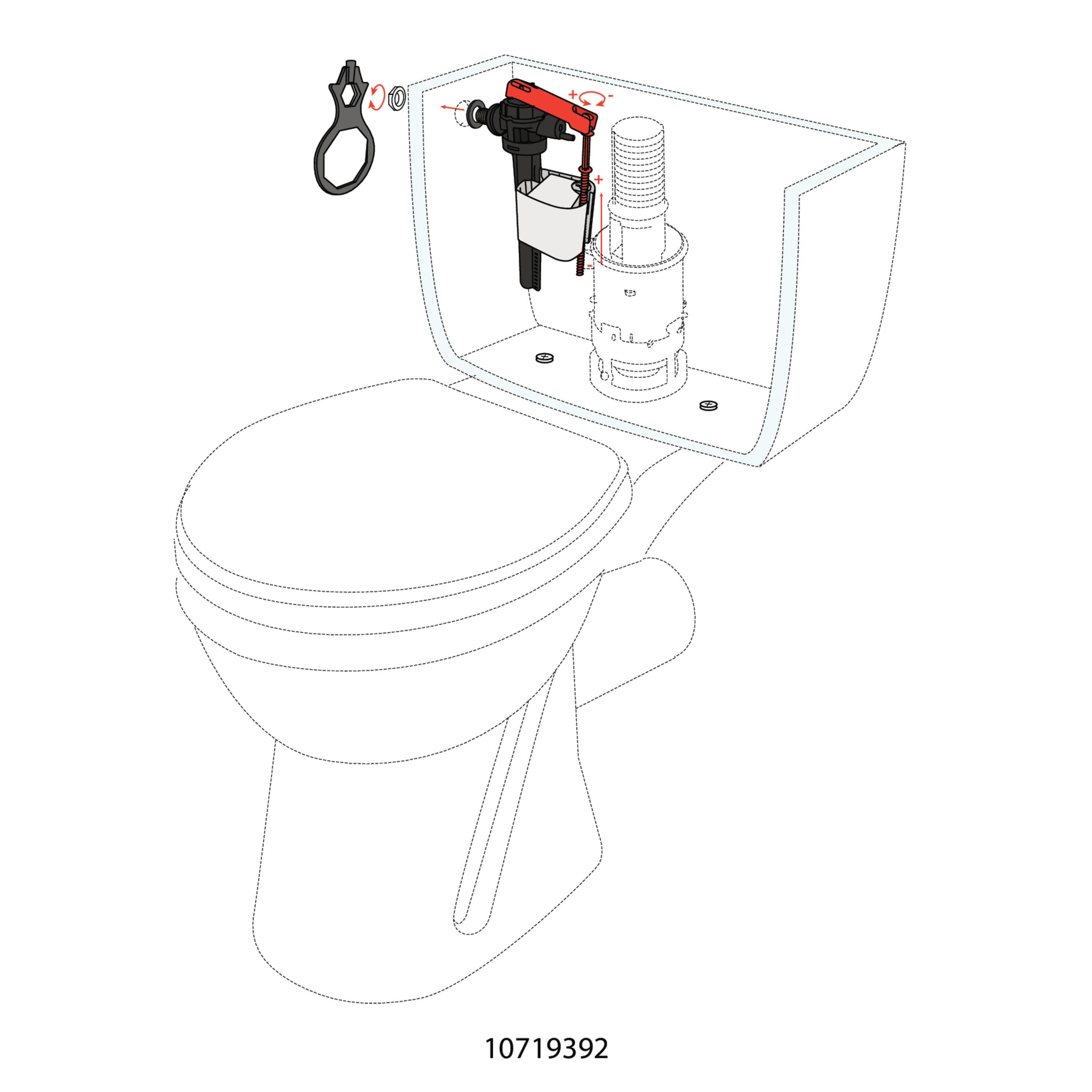 Robinet flotteur 3/8 laiton jollyfill - Wirquin