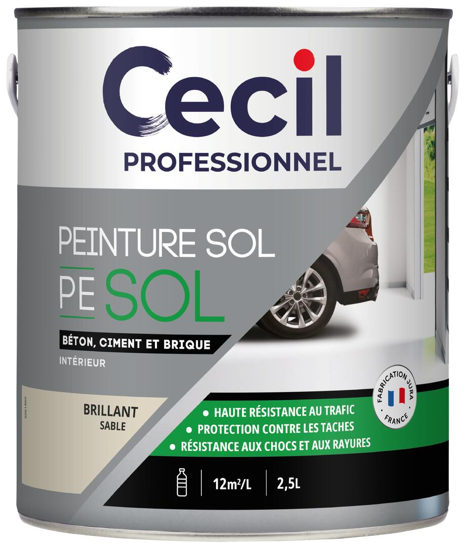 Peinture Sol PE SOL - Sable - Pot de 2,5L