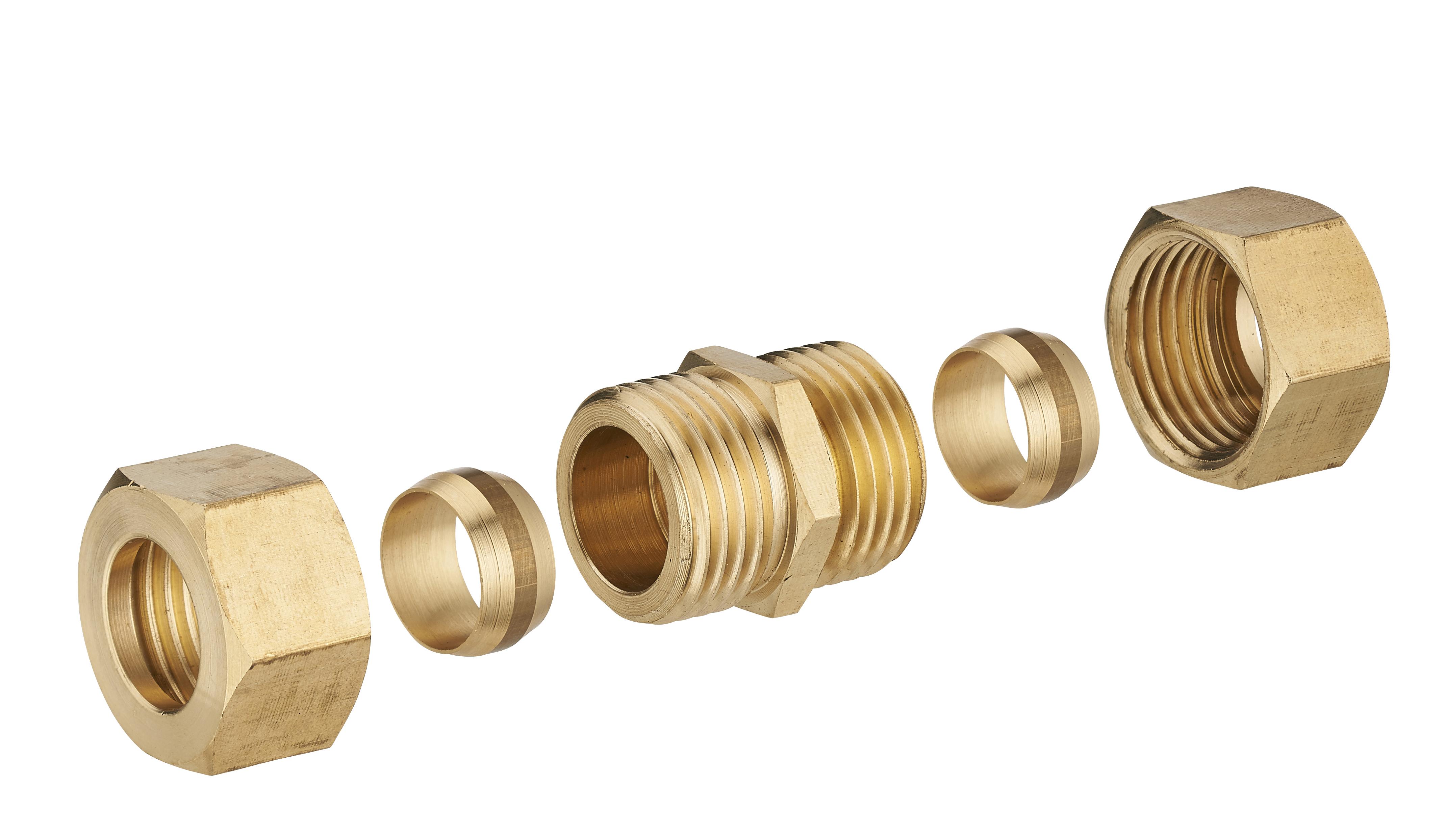 RACCORD DROIT BICONE Ø16  