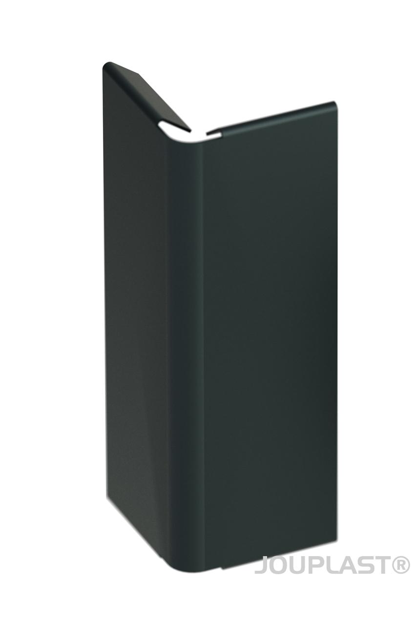 Jonction angle sortant long. 100MM - Laqué Ral 7016 Anthracite texturé