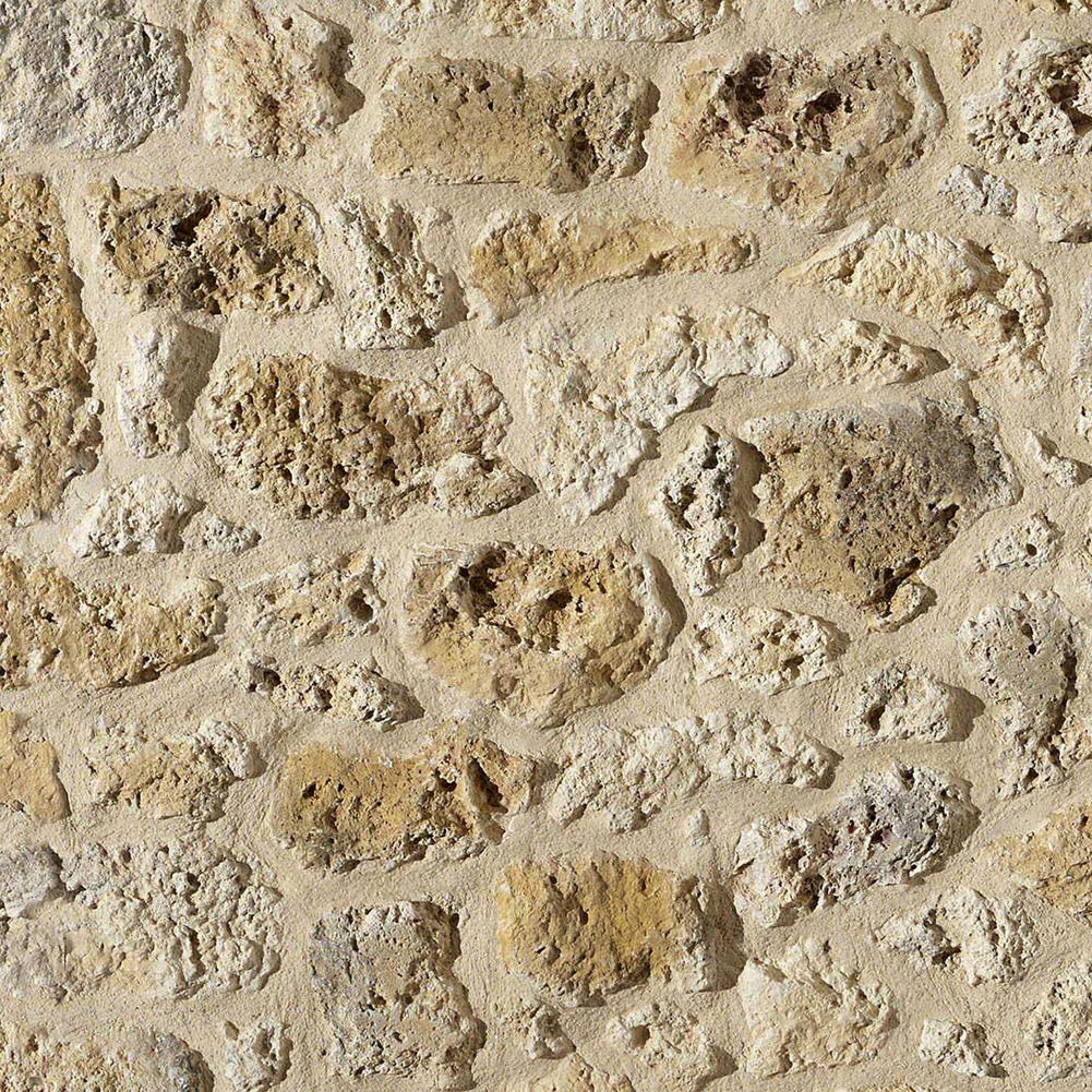 Parement MEULIERE +/-0,5m2 ép.3cm - Coloris Ocre Jaune