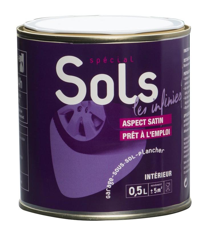 Peinture Infinies Special Sol 0.5 L rouge tomette