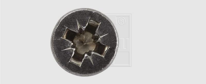 VIS BOIS ET PANNE. TF INOX A2 FP  4 X 40 mm - P/10