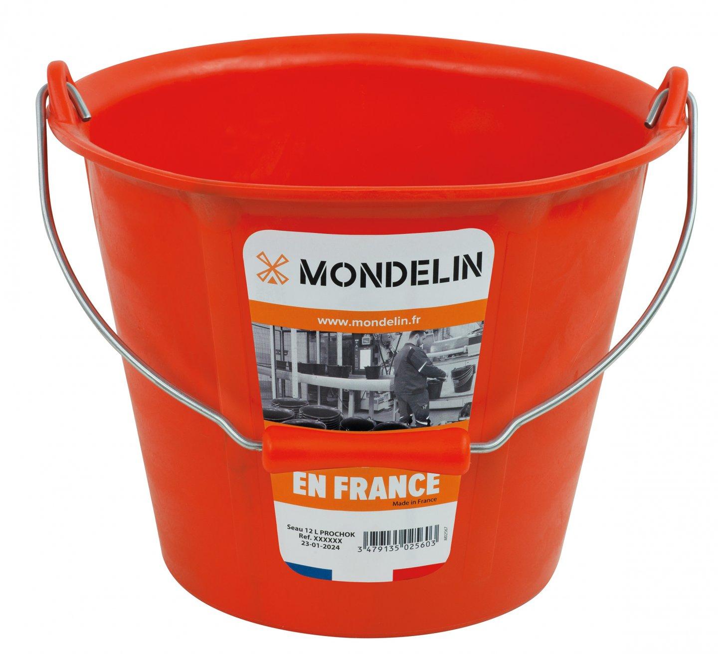 Seau de maçon PROCHOK Orange - 12L