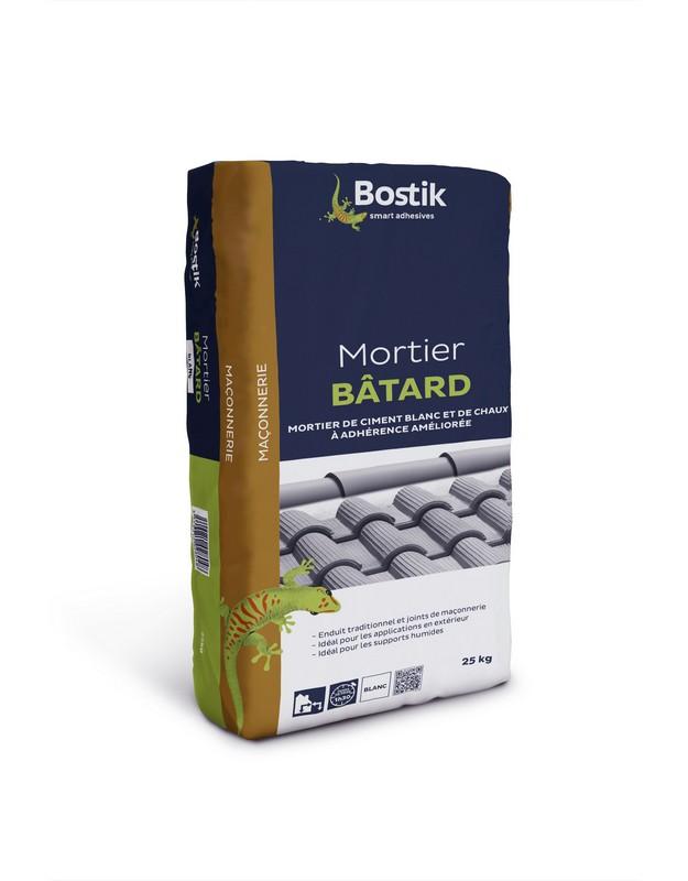 MORTIER BÂTARD BLANC SAC PAPIER 25 KG